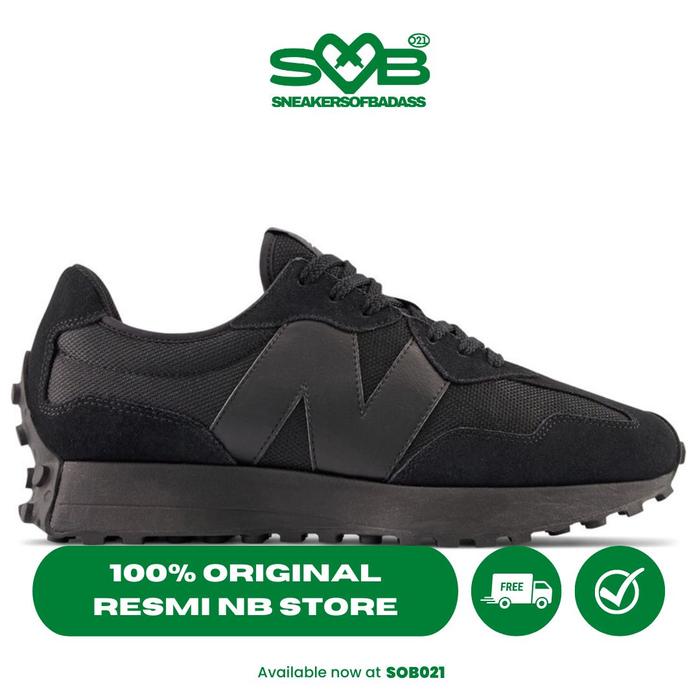 Sepatu Sneakers New Balance Men Shoes 327 Black - MS327CTB