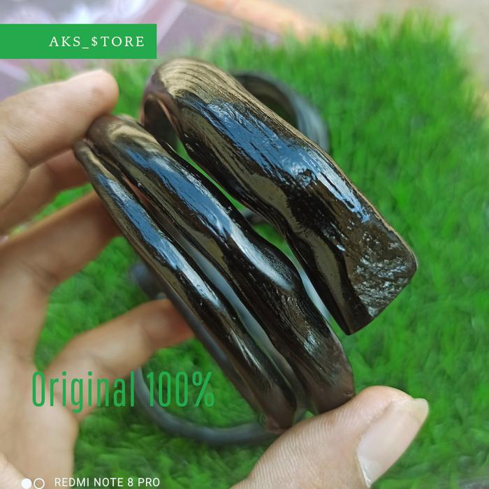GELANG AKAR BAHAR HITAM LILIT 3 JUMBO