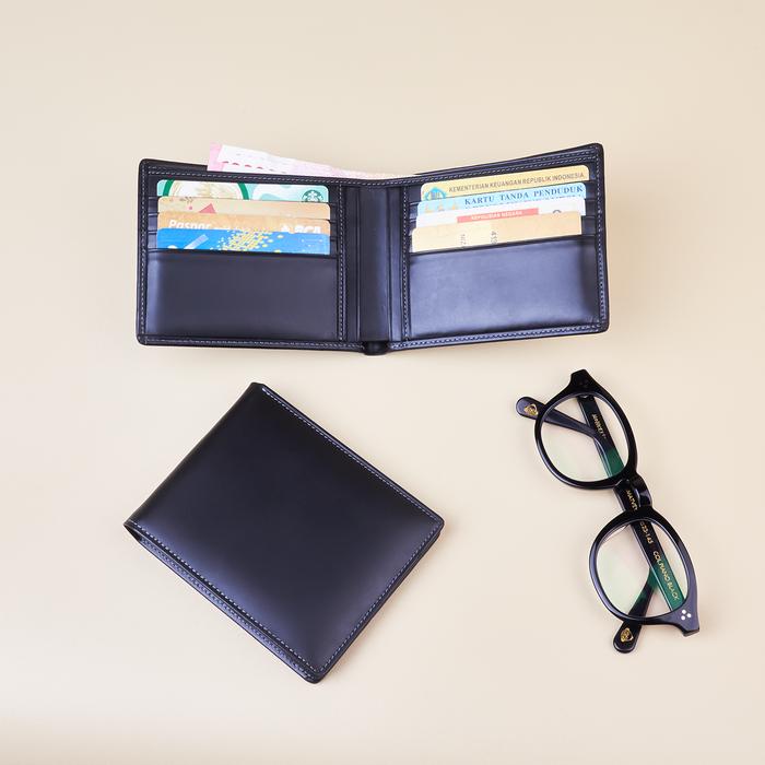 DOMPET KULIT PRIA DOMPET FOSSIL WARNA HITAM