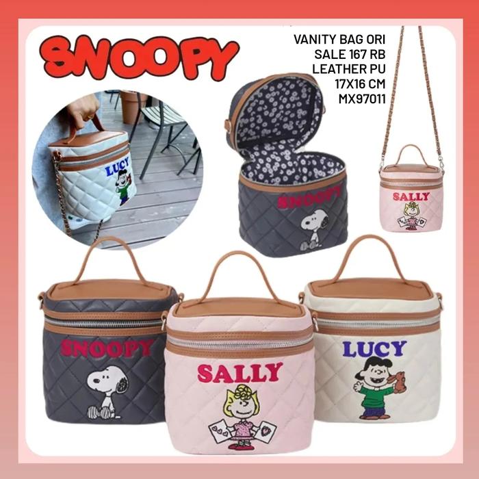 SNOOPY VANITY BAG ORI
