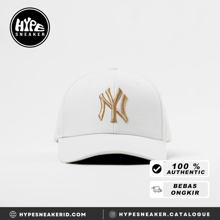 Topi MLB NY ROSE GOLD WHITE CAP 100% ORIGINAL