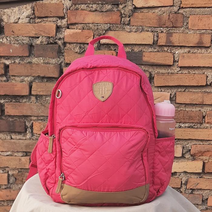 Tommy hilfiger pink backpack
