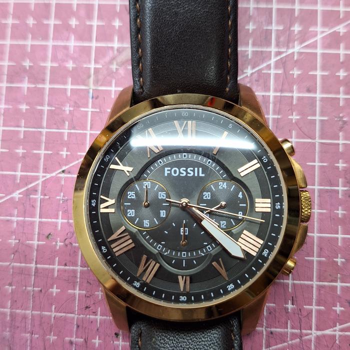 JAM TANGAN ARLOJI FOSSIL 2ND KONDISI BATERE HABIS