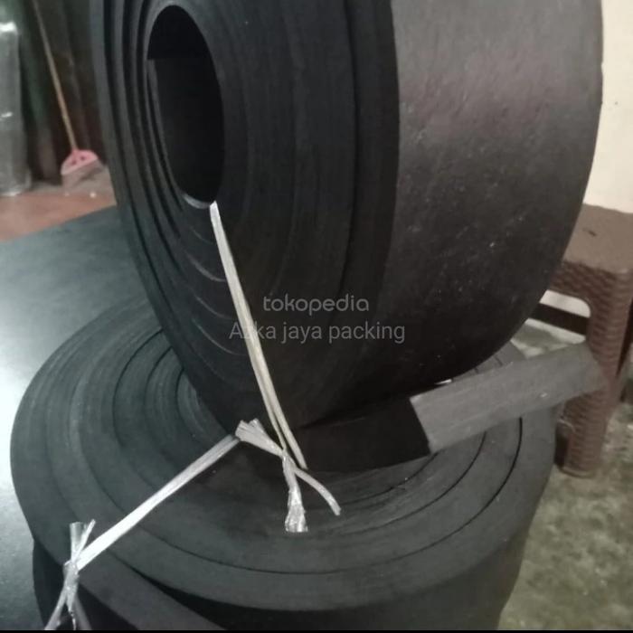 rubber strip 30mm/ karet bantalan 30mm 15cm x 10mtr