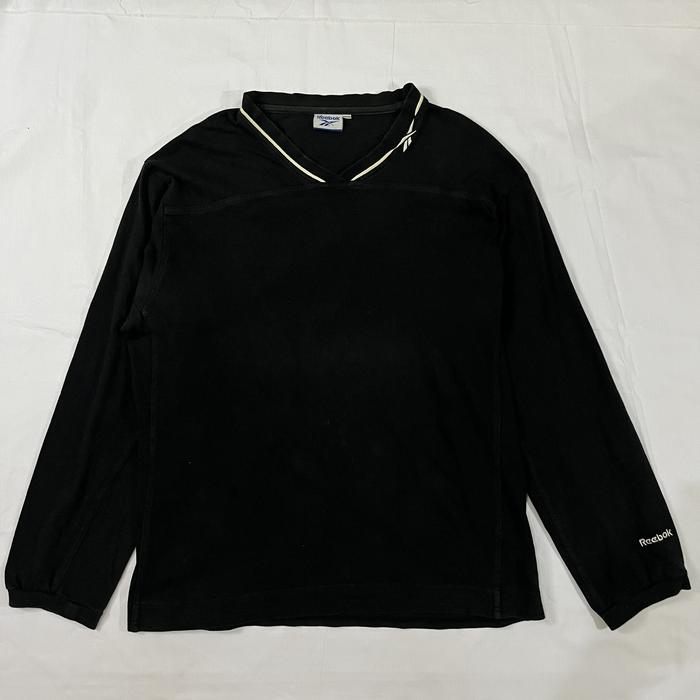 Vintage 90s Umbro Logo Mock Neck Black Swater no Umbro Nike Barbour