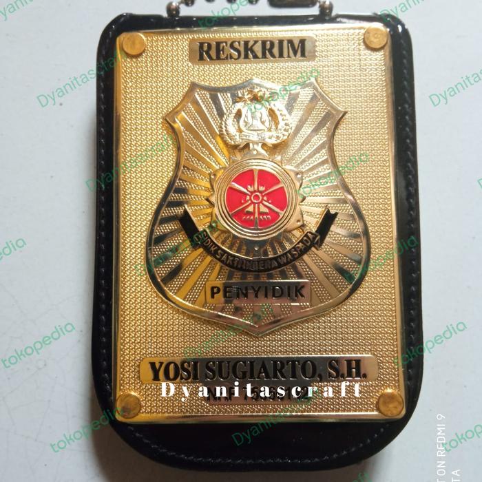 CUSTOM KTA DOMPET KALUNG LENCANA PENYIDIK RESKRIM BISA REQUEST LOGO