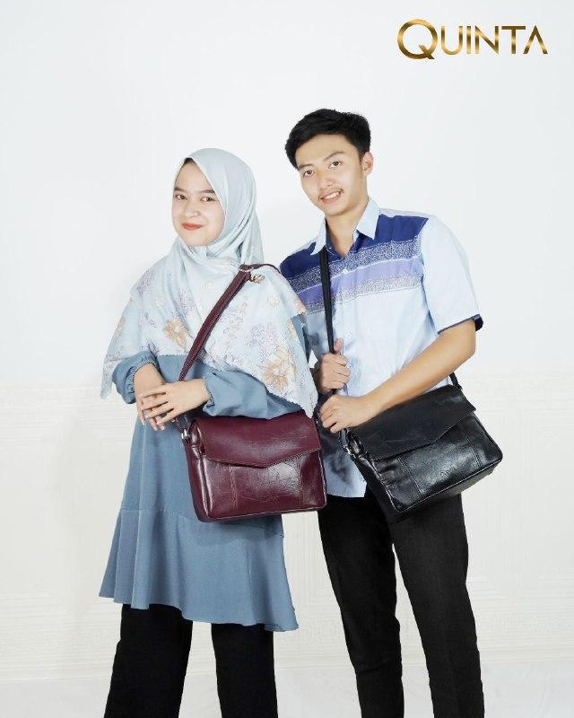 TAS KERJA PRIA WANITA / TAS SELEMPANG / AMMAR SLING BAG QUINTA