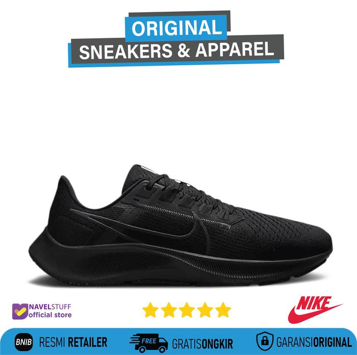 NIKE Air Zoom Pegasus 38 Triple Full Black/Anthracite/Volt Original