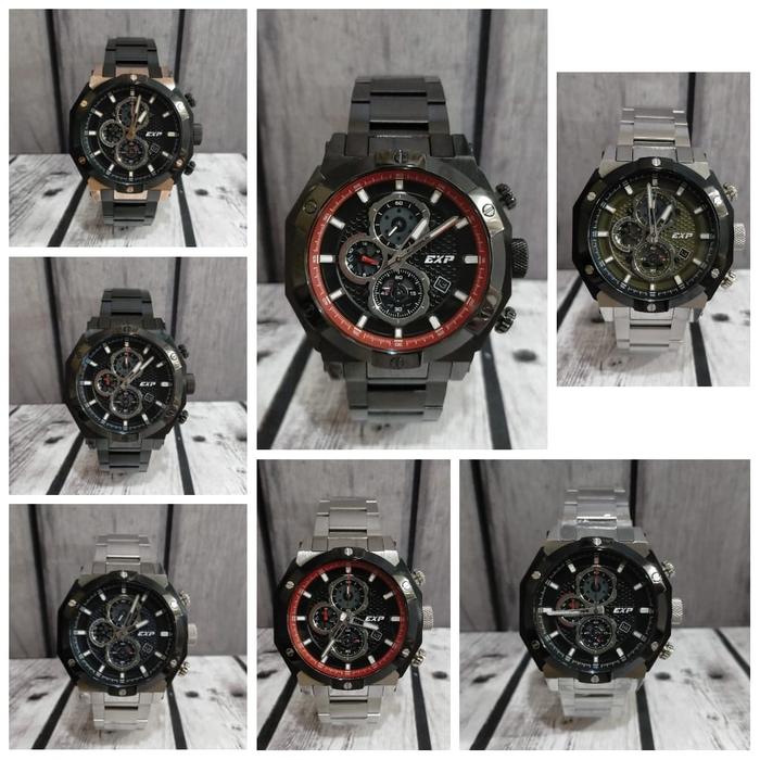 Jam Pria Expedition E6385 E 6385 E6385B Chronograph Original Garansi