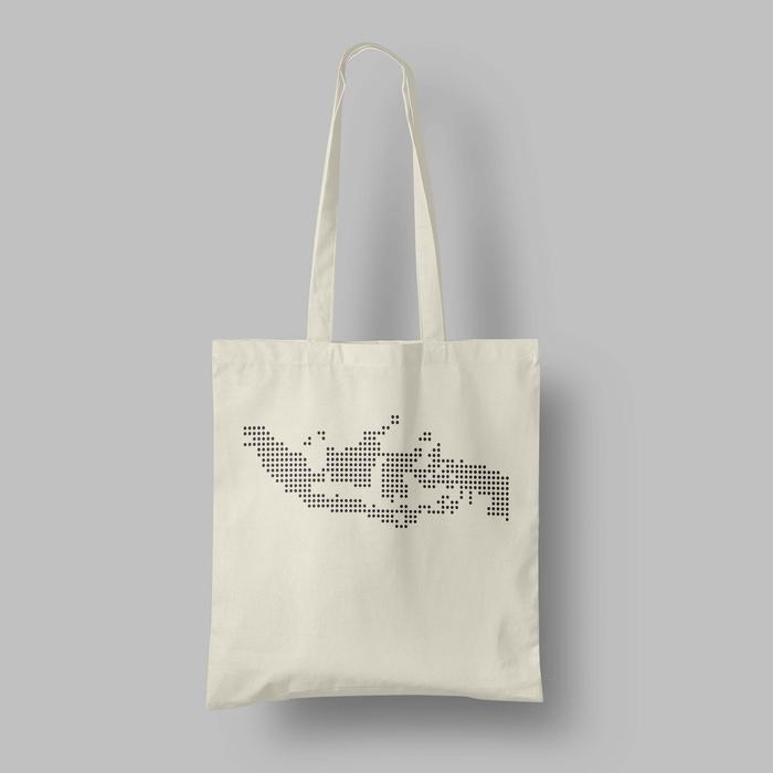 Tote bag Kanvas Peta Indonesa: Tanah Air Tas Bawaan Bahan Premium Kece