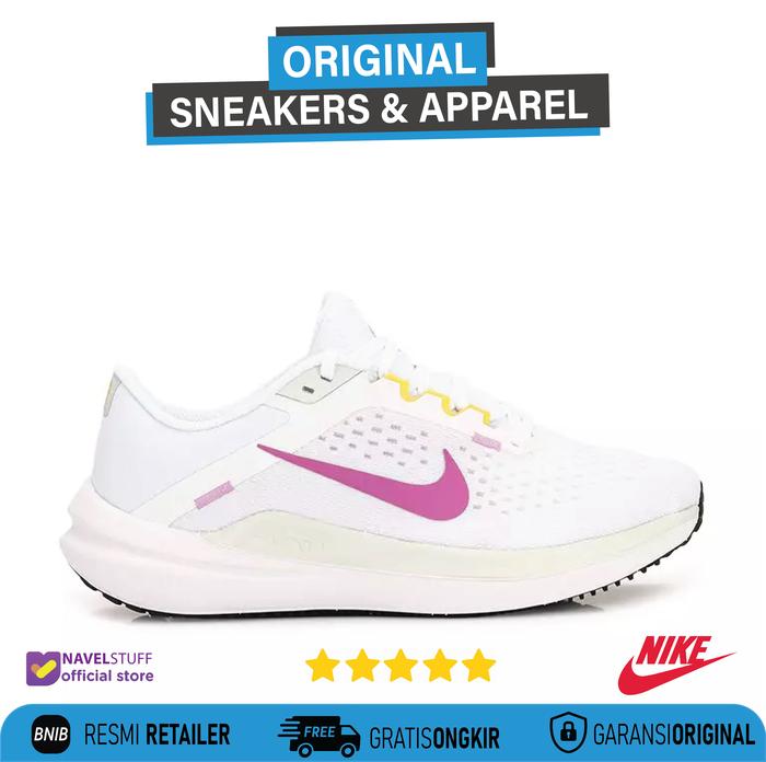 NIKE Air Zoom Winflo 10 Running White/Fuchsia Dream/Photon Dust Origin