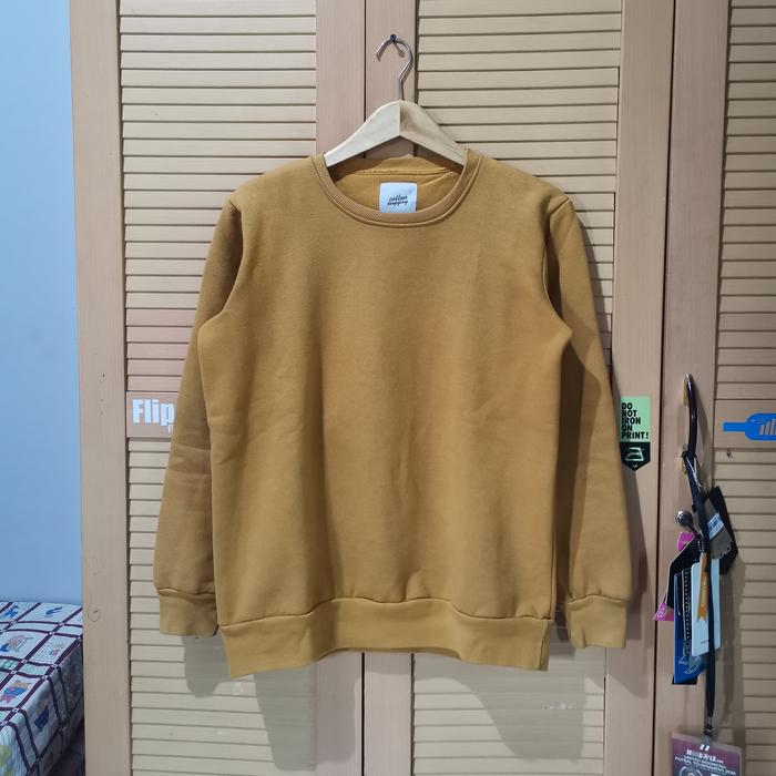 Sweater crewneck cotton supply