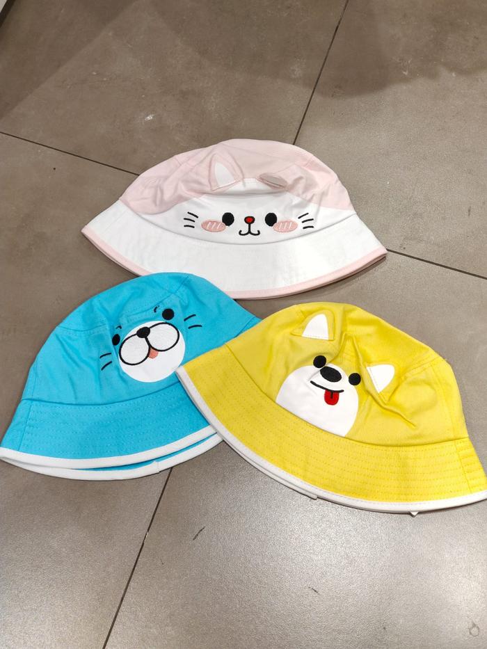 MINISO  Topi Bucket Anak Animal Face Collection (sz.54cm)