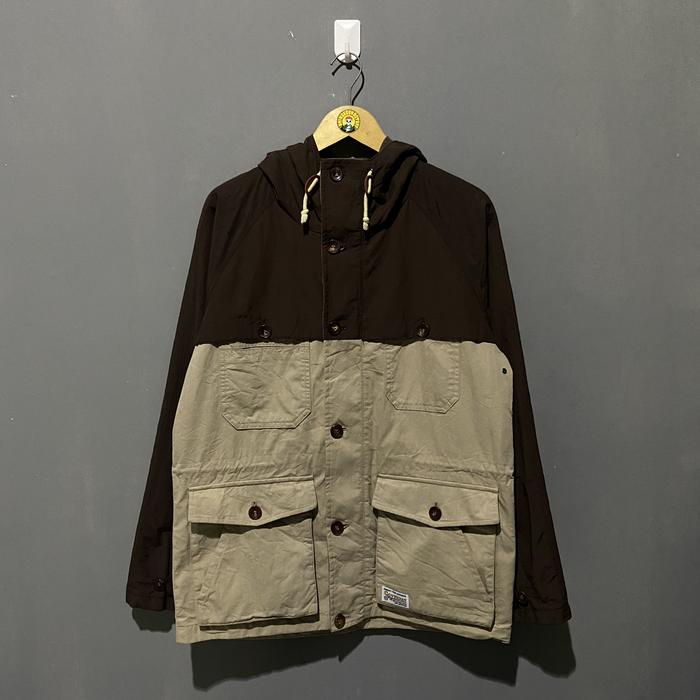 Parka jaket covernat two tone