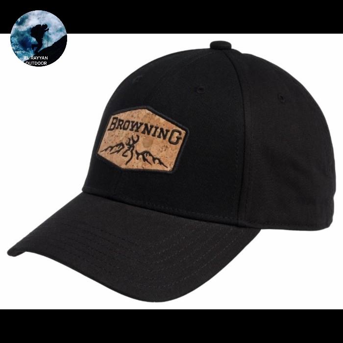 BROWNING TUCKED CORK CAP BLACK ORIGINAL