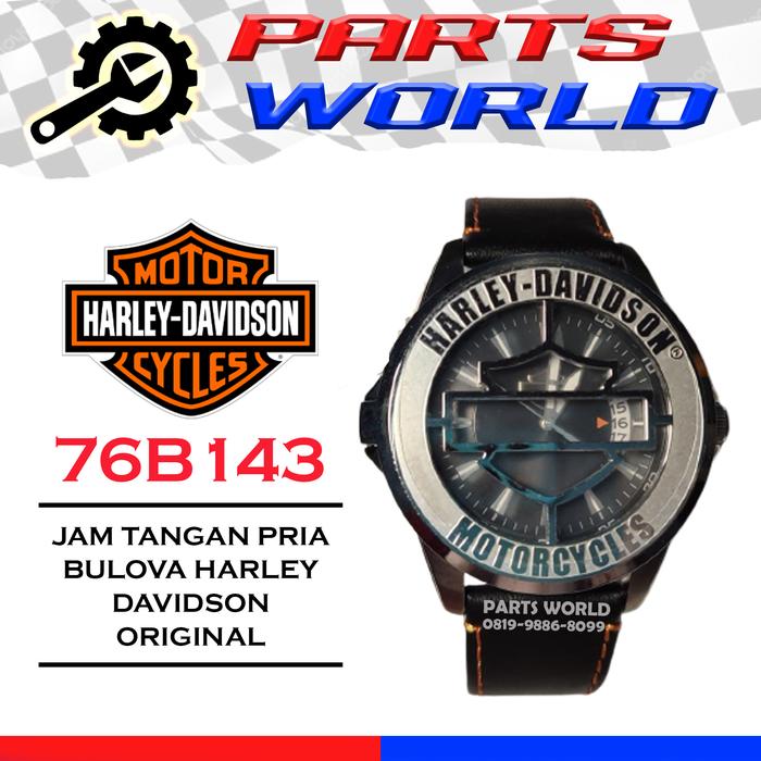 JAM TANGAN PRIA BULOVA HARLEY DAVIDSON ORIGINAL 76B143