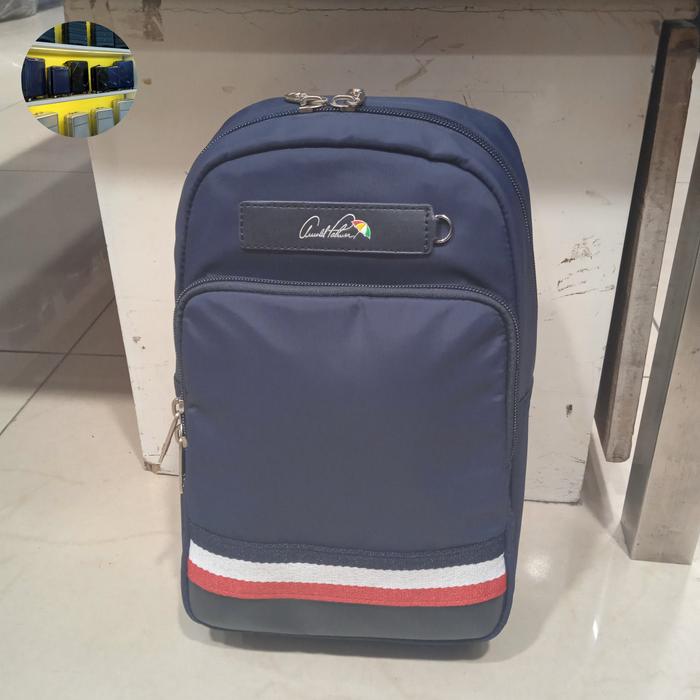 chest bag / tas selempang punggung arnold palmer original navy