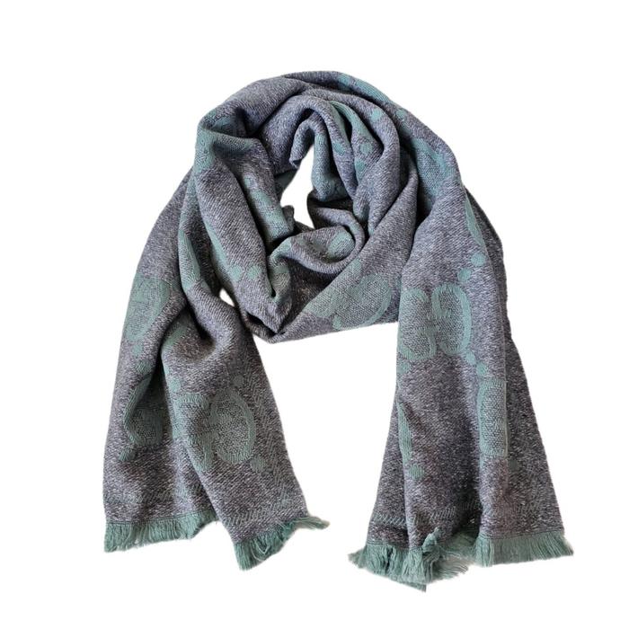 Syal Gucci Shawl Grey Original