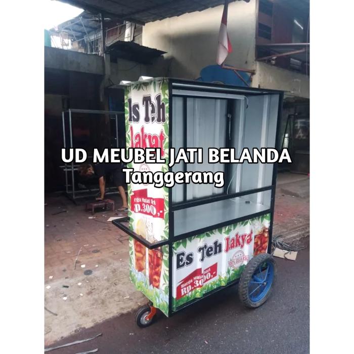 Gerobak es teh poci gerobak teh poci gerobak minuman gerobak kontainer