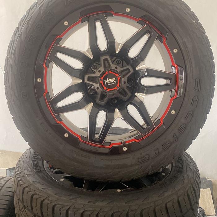 Velg Ban Fortuner Pajero Ring 20 HSR Lemelu Bonus Ban Accelera