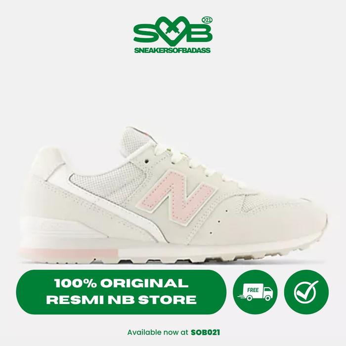 Sepatu Sneakers New Balance Women Shoes WL996v2 Turtledove - WL996C72