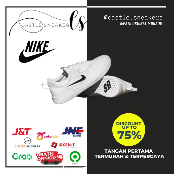 SEPATU MURAH!!! NYJAH WHITE BLACK