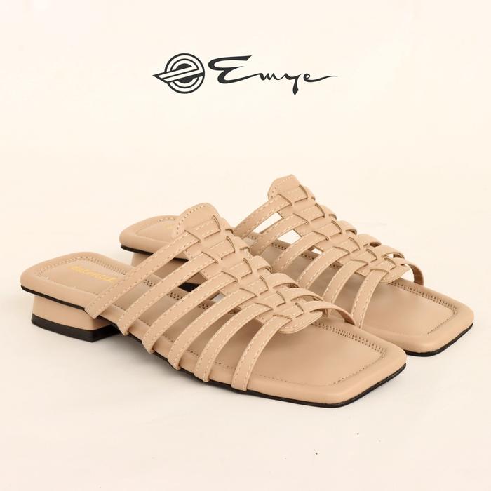 Emye Sepatu Sandal Tali Wanita Gladiator Heels 2 Cm 36-41