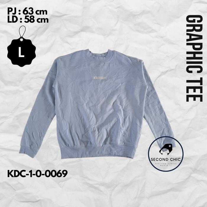 Crewneck GRAPHIC TEE ORIGINAL | Crewneck Pria | Sweater GRAPHIC TEE