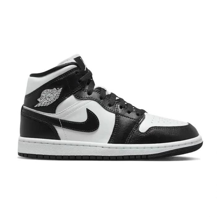Air Jordan 1 Mid Panda White Black White AJ 1 Womens ORIGINAL RESMI