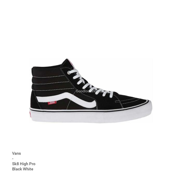 Vans Sk8 High Pro Black White Original