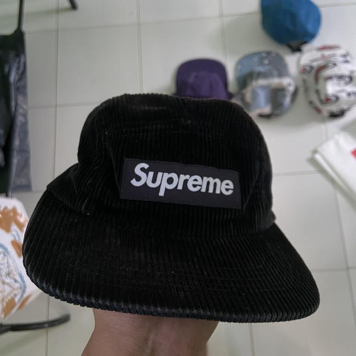 topi 5 panel supreme corduroy