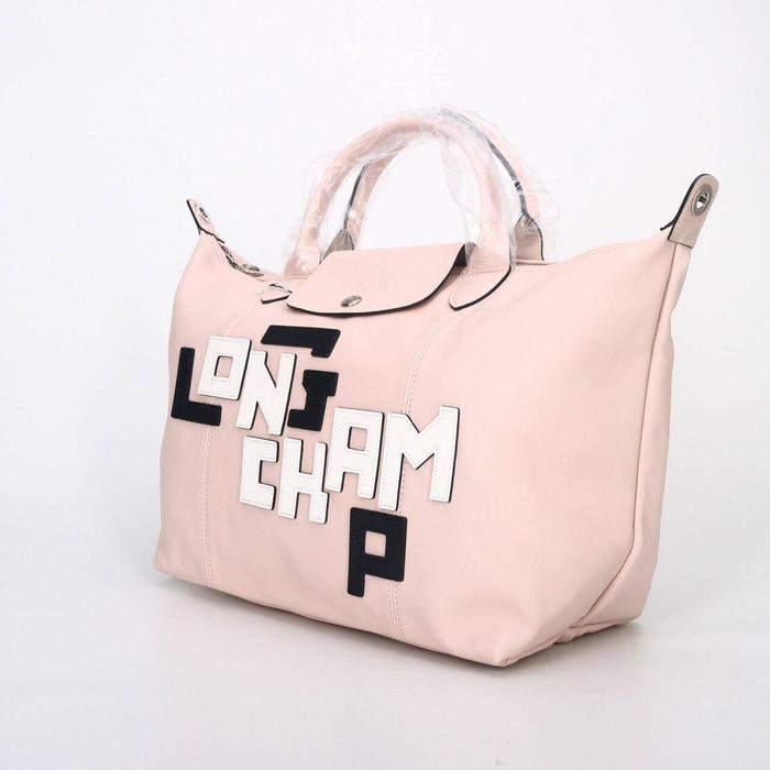 Cuir Medium Top Handle Leather LGP Pink
