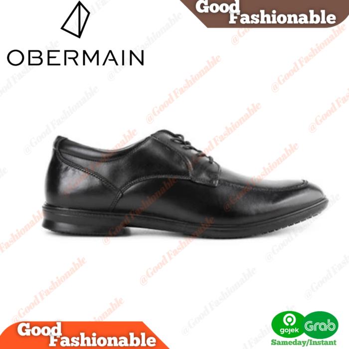 Sepatu Formal Obermain Anson Hector In Black Sepatu Pria Original 100%