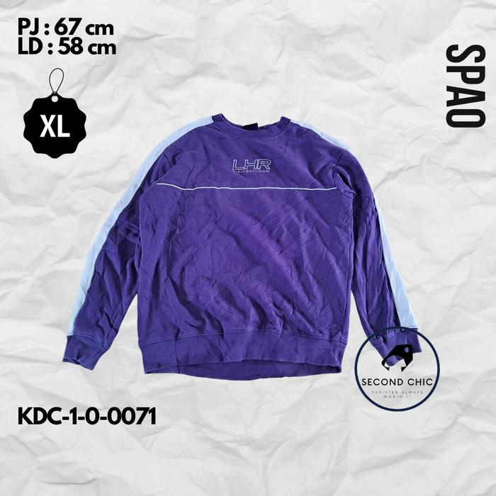 Crewneck SPAO ORIGINAL | Crewneck Pria | Sweater SPAO | Crewneck | 71