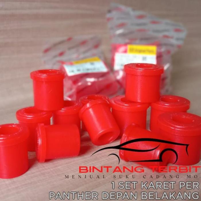 1 SET KARET ANTING PER PANTHER DEPAN BELAKANG 12 PCS