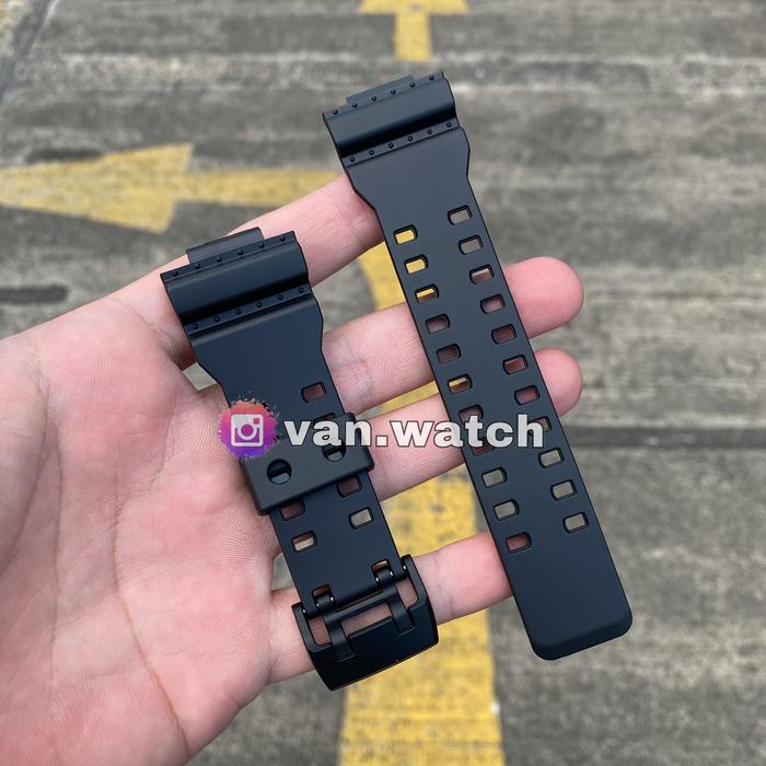 Strap CASIO GSHOCK GA 700DC-1A / GA700DC-1A HITAM ORIGINAL Buckle Hitam