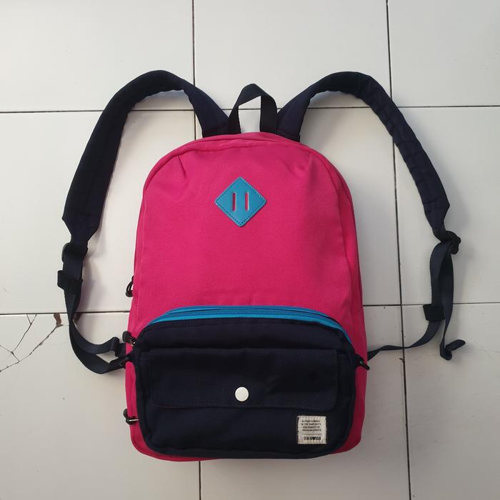 Tas Ransel Backpack KSwiss Outdoor Pink Bag