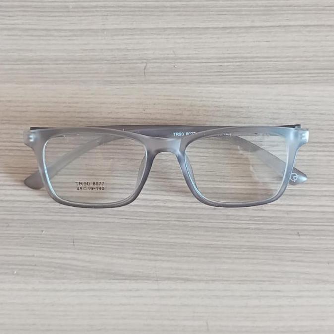 Optika Lunett Transparent Grey Kacamata