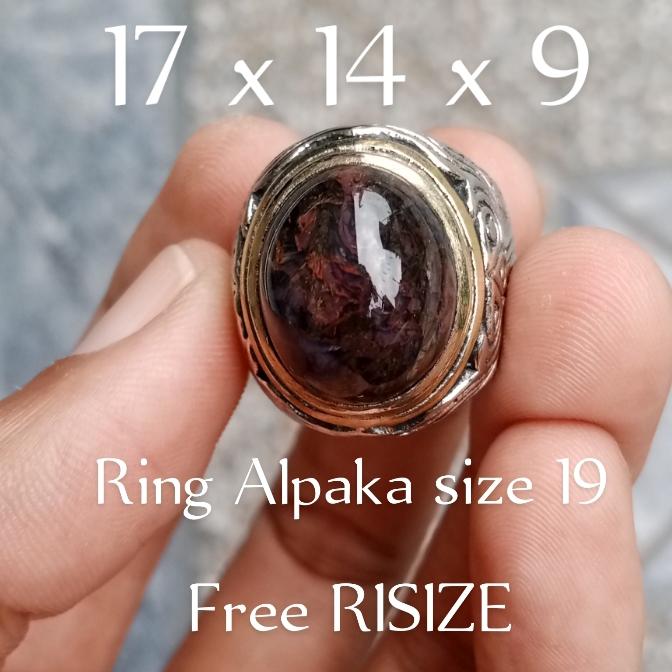 Bacan Doko Kembang tembaga motif