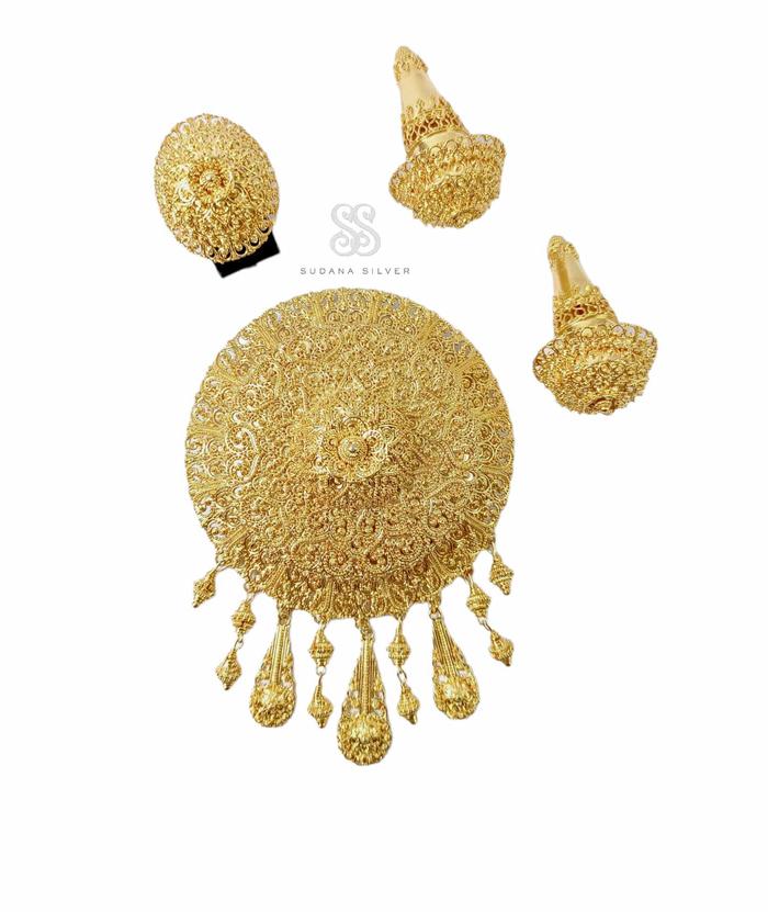 Jewelry Set Perhiasan Bros Baruna Silver 925 Gold Bali