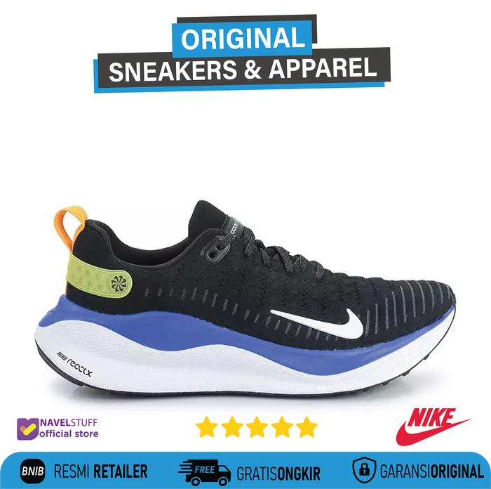 NIKE React Infinity Run 4 Black/White/Anthracite/Racer Blue Original