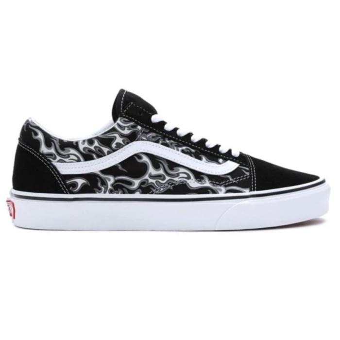 VANS OLDSKOOL FLAME SKULL ORIGINAL RESMI