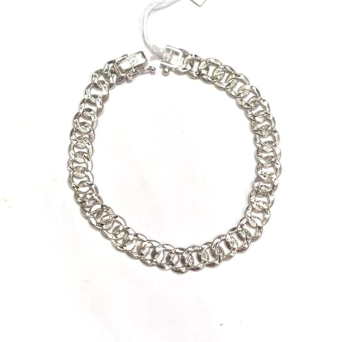 Gelang Sisik Naga 5 Gram Emas Putih 750