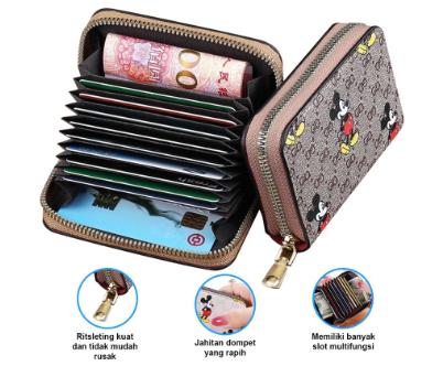 Dompet Dopet Case Wadah Kartu ATM CArd Holder Wallet Karakter Mickey