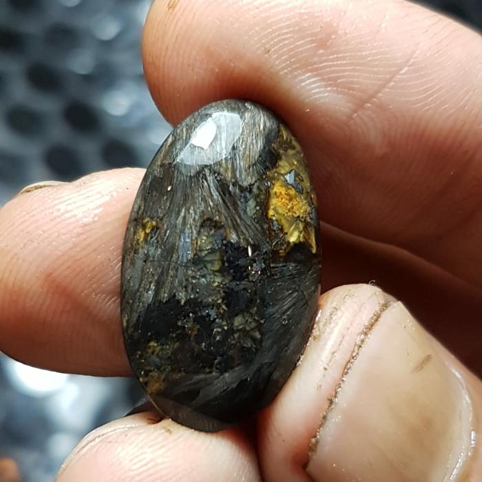 Batu akik bulu macan asli jember 03