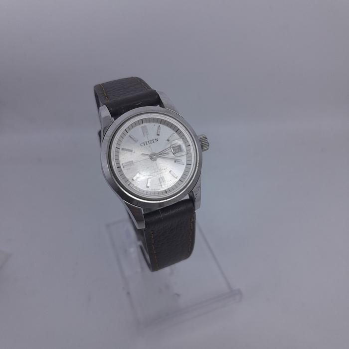 Jam tangan wanita Vintage Citizen date star ladies 17 jewels 64 6512