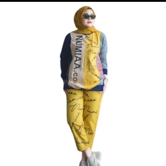 Set Numia [Setelan Wanita 0129] WHV Baju Wanita