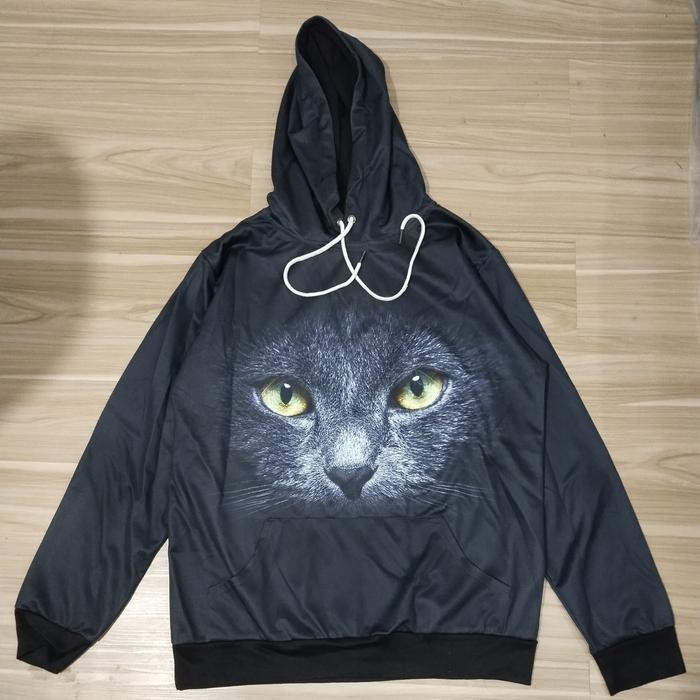 Jaket Hoodie Neko AOP Not Nike Adidas Anime