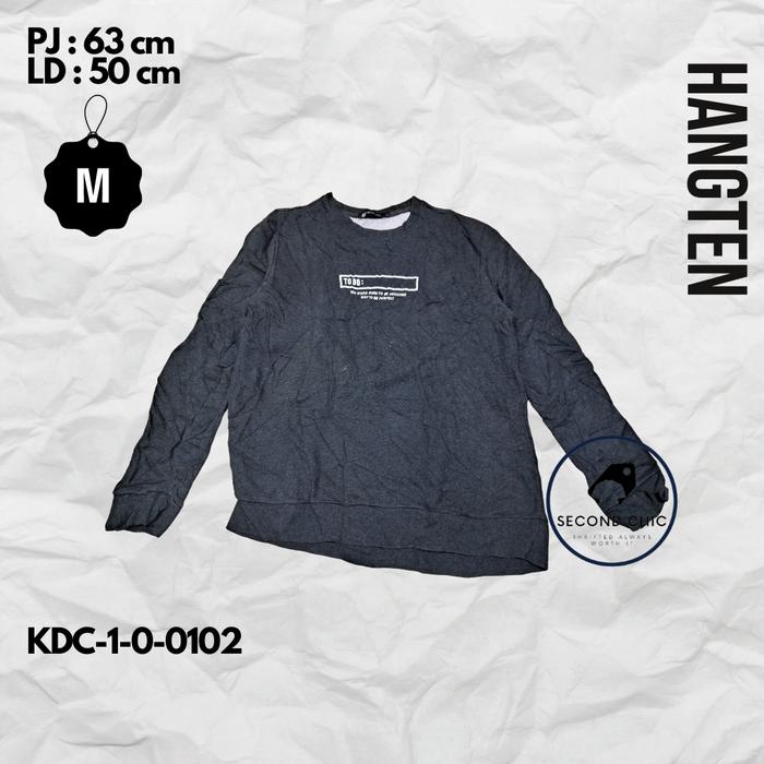 Crewneck HANGTEN ORIGINAL | Crewneck Pria | Sweater HANGTEN | 102