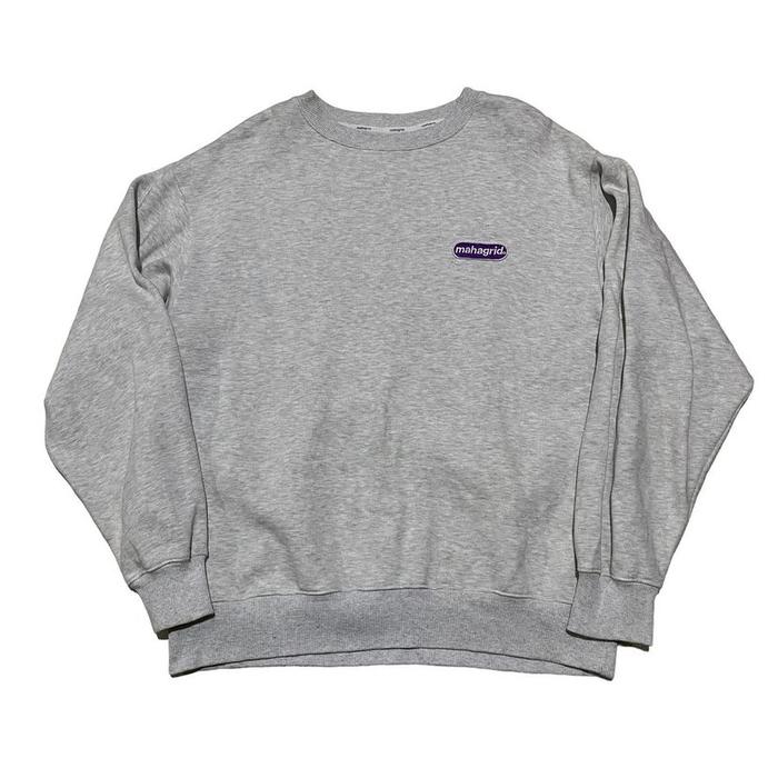 Mahagrid grey crewneck